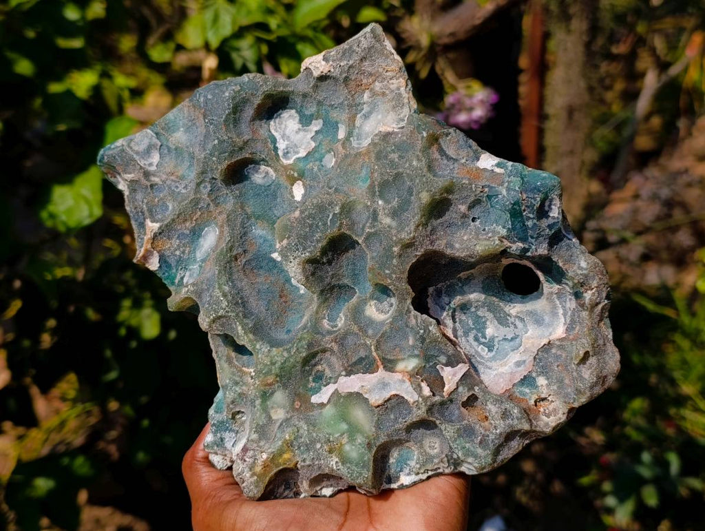 Polished On One Side Emerald Mtorolite Plate x 1 From Mutorashanga, Zimbabwe - Toprock Gemstones and Minerals 