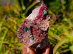 Natural Salrose Cobaltion Dolomite with malachite Specimens x 6 From Kakanda, Congo - Toprock Gemstones and Minerals 