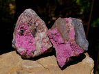 Natural Salrose Cobaltion Dolomite Specimens x 6 From Kakanda, Congo - Toprock Gemstones and Minerals 