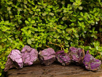 Natural Metallic Purpurite Specimens x 6 From Erongo, Namibia - Toprock Gemstones and Minerals 