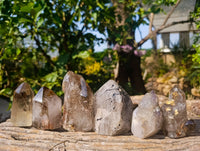 Polished Mixed Quartz Crystals x 6 From Madagascar - Toprock Gemstones and Minerals 