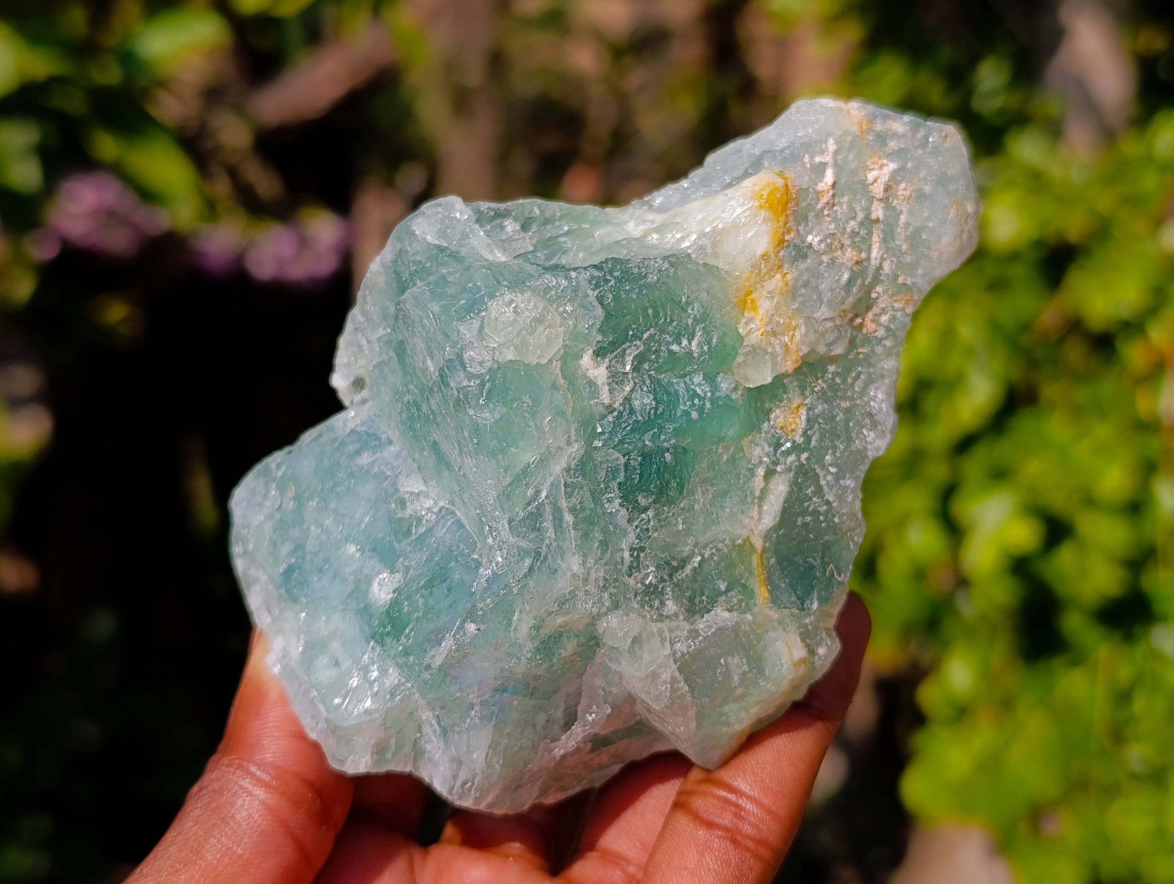 Natural Watermelon Fluorite Cobbed Specimens x 5 From Uis, Namibia - Toprock Gemstones and Minerals 