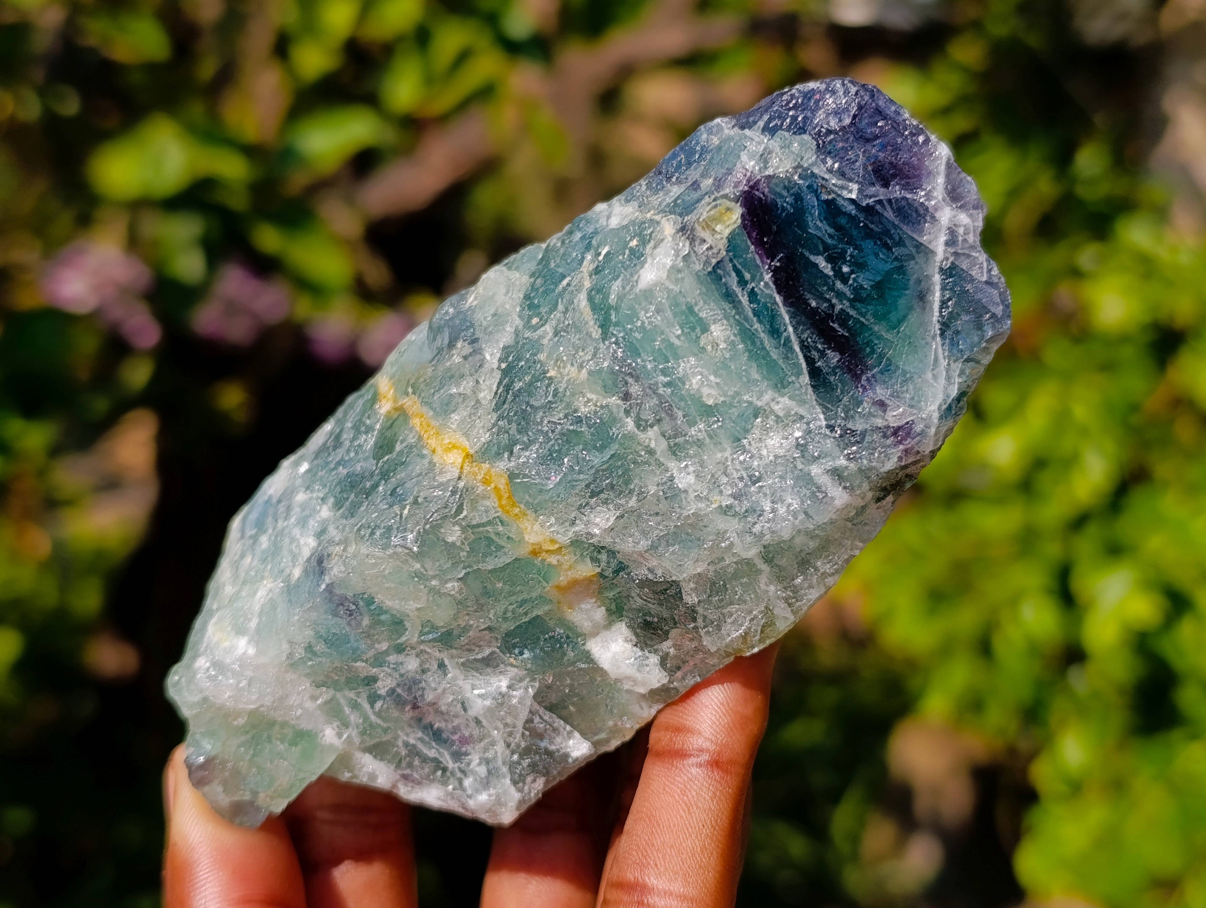 Natural Watermelon Fluorite Cobbed Specimens x 5 From Uis, Namibia - Toprock Gemstones and Minerals 