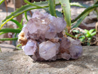Natural Amethyst Spirit Quartz Clusters x 2 From Boekenhouthoek, South Africa - Toprock Gemstones and Minerals 