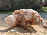Natural Amethyst Spirit Quartz Clusters x 2 From Boekenhouthoek, South Africa