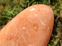 Polished Orange Twist Calcite Standing Free Forms x 1 From Madagascar