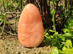 Polished Orange Twist Calcite Standing Free Forms x 1 From Madagascar - Toprock Gemstones and Minerals 