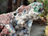Natural Drusy And Malachite On Dolomite Matrix Specimens x 1 From Kambove, Congo