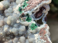 Natural Drusy And Malachite On Dolomite Matrix Specimens x 1 From Kambove, Congo