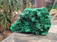 Natural Silky Malachite Specimens x 2 From Kasompe, Congo