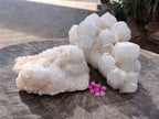 Natural Quartz Clusters x 2 From Madagascar - Toprock Gemstones and Minerals 