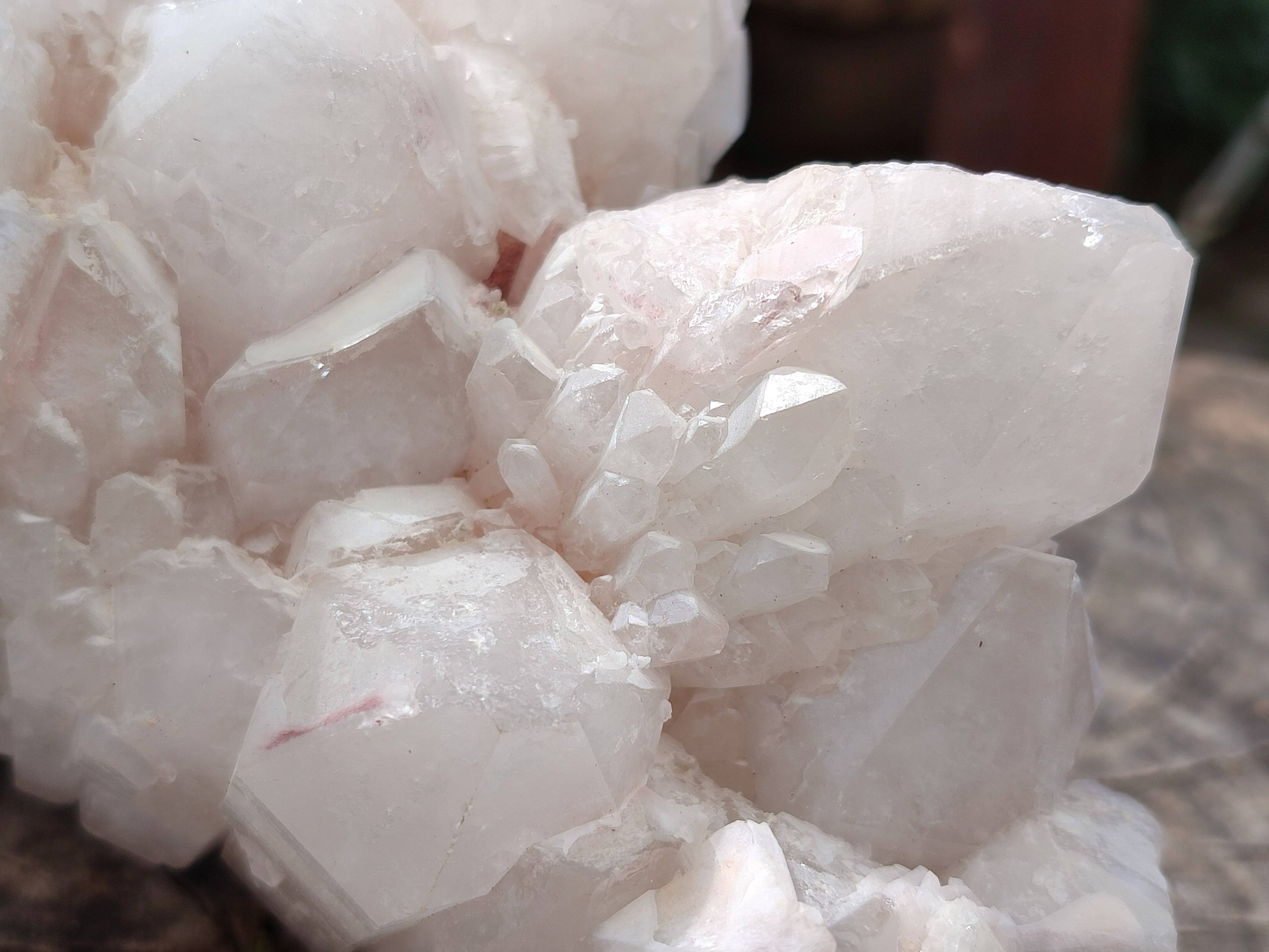 Natural Quartz Clusters x 2 From Madagascar - Toprock Gemstones and Minerals 