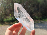 Double Terminated Polished 'Wand' Quartz Crystals x 6 From Madagascar