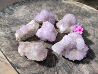 Natural Amethyst Spirit Quartz Clusters x 6 From Boekenhouthoek, South Africa