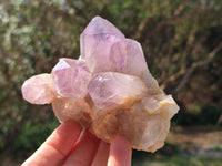 Natural Jacaranda Amethyst Quartz Crystals x 6 From Mumbwa, Zambia