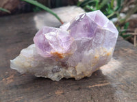 Natural Jacaranda Amethyst Quartz Crystals x 6 From Mumbwa, Zambia