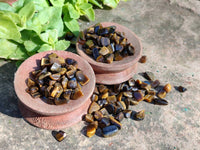 Polished Golden Tiger's Eye Mini Tumbled Stones x 6 Bags From Prieska, South Africa