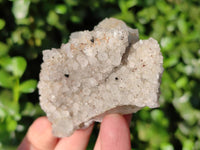 Natural Drusy Quartz Coated Calcite Pseudomorph Specimens x 12 From Alberts Mountain, Lesotho