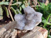 Natural Drusy Quartz Coated Calcite Pseudomorph Specimens x 12 From Alberts Mountain, Lesotho