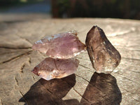 Natural Window Amethyst Crystals x 20 From Chiredzi, Zimbabwe