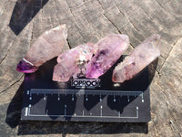 Natural Window Amethyst Crystals x 20 From Chiredzi, Zimbabwe