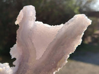 Natural Etched Blue Chalcedony Geodes x 3 From Nsanje, Malawi
