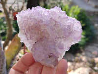 Natural Amethyst Spirit Quartz Clusters x 3 From Boekenhouthoek, South Africa
