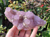 Natural Amethyst Spirit Quartz Clusters x 3 From Boekenhouthoek, South Africa