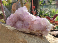 Natural Amethyst Spirit Quartz Clusters x 3 From Boekenhouthoek, South Africa