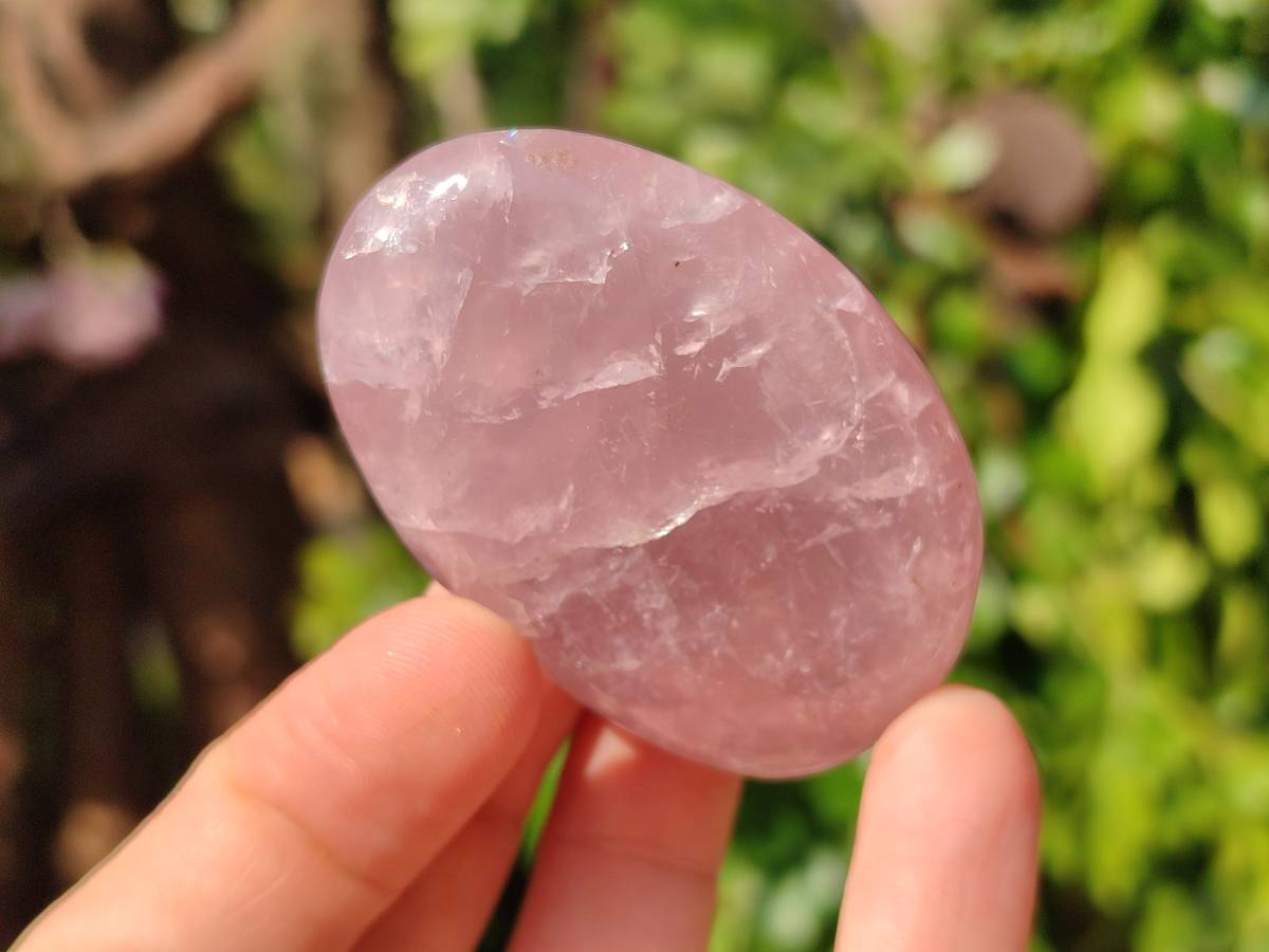 Polished Mixed Selected Multi Mineral Palm Stones x 35 From Madagascar - Toprock Gemstones and Minerals 