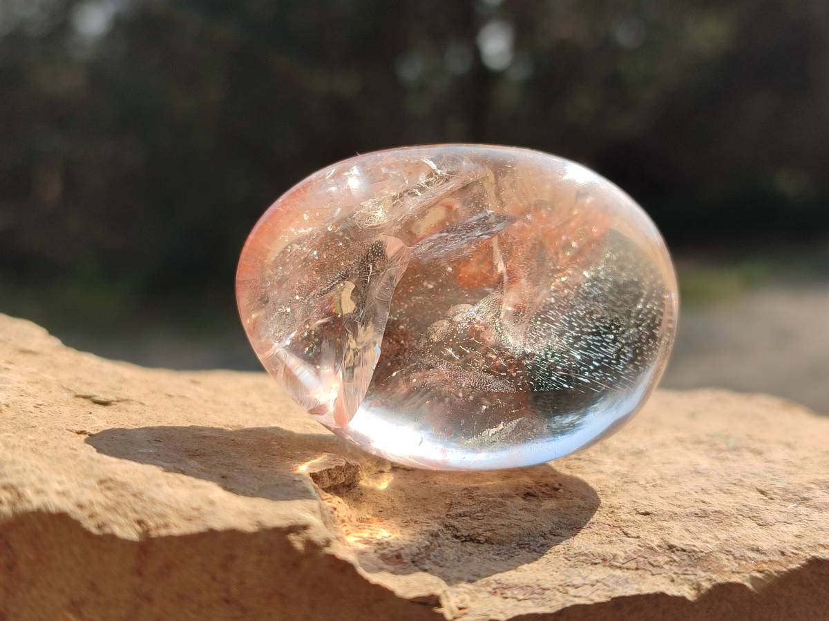Polished Mixed Selected Multi Mineral Palm Stones x 35 From Madagascar - Toprock Gemstones and Minerals 