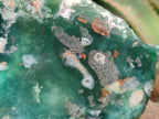 Polished On One Side Emerald Mtorolite Plates x 2 From Mutorashanga, Zimbabwe - Toprock Gemstones and Minerals 