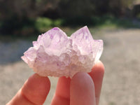 Natural Amethyst Spirit Quartz Clusters x 20 From Boekenhouthoek, South Africa