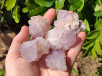 Natural Amethyst Spirit Quartz Clusters x 20 From Boekenhouthoek, South Africa