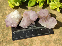 Natural Amethyst Spirit Quartz Clusters x 20 From Boekenhouthoek, South Africa