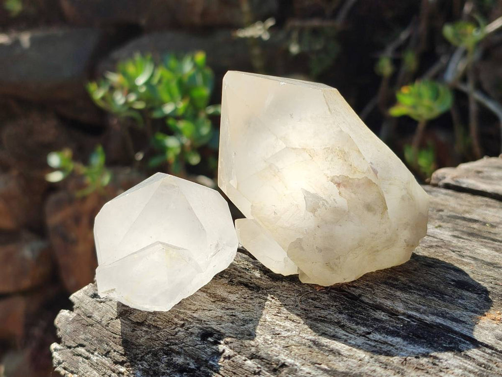 Natural Quartz Crystals x 12 From Madagascar - Toprock Gemstones and Minerals 