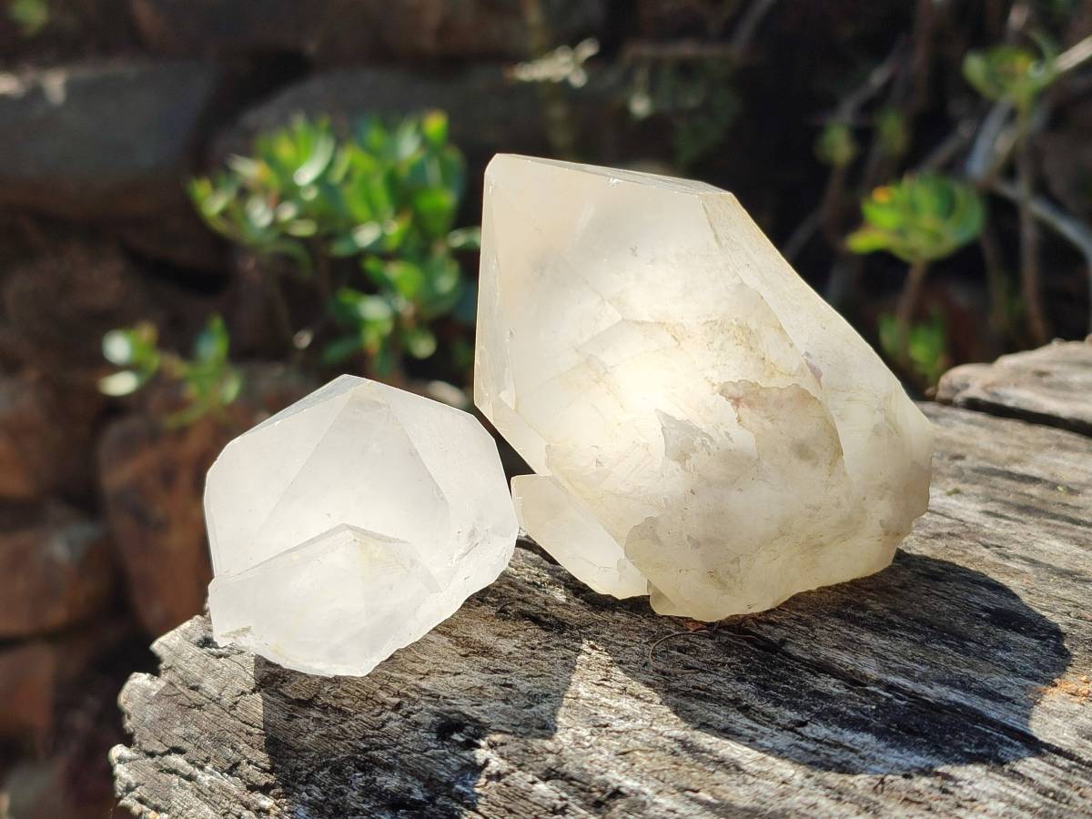 Natural Quartz Crystals x 12 From Madagascar - Toprock Gemstones and Minerals 