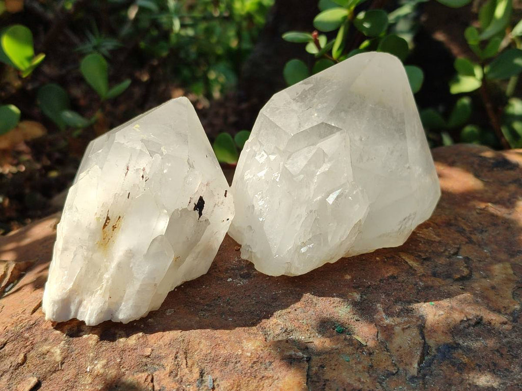 Natural Quartz Crystals x 12 From Madagascar - Toprock Gemstones and Minerals 