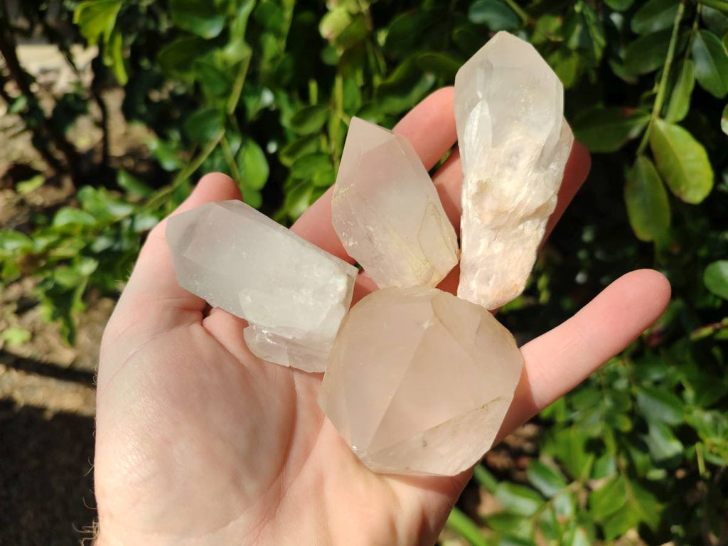Natural Quartz Crystals x 12 From Madagascar - Toprock Gemstones and Minerals 