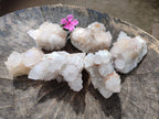Natural White Spirit Quartz Clusters x 6 From Boekenhouthoek, South Africa - Toprock Gemstones and Minerals 