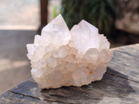 Natural White Spirit Quartz Clusters x 6 From Boekenhouthoek, South Africa