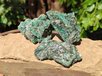 Natural Emerald Mica 'Mutokolite' Cobbed Specimens x 24 From Mutoko, Zimbabwe