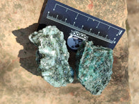 Natural Emerald Mica 'Mutokolite' Cobbed Specimens x 24 From Mutoko, Zimbabwe