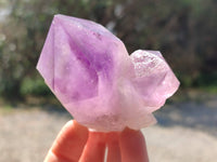 Natural Jacaranda Amethyst Quartz Crystals x 6 From Mumbwa, Zambia