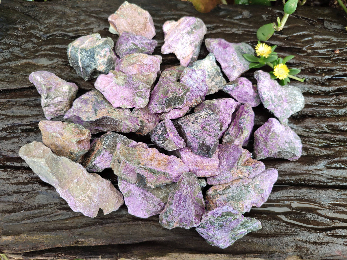 Natural Cobbed Stichtite Specimens x 1 Lot From Barberton, South Africa - Toprock Gemstones and Minerals 