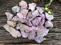 Natural Cobbed Stichtite Specimens x 1 Lot From Barberton, South Africa
