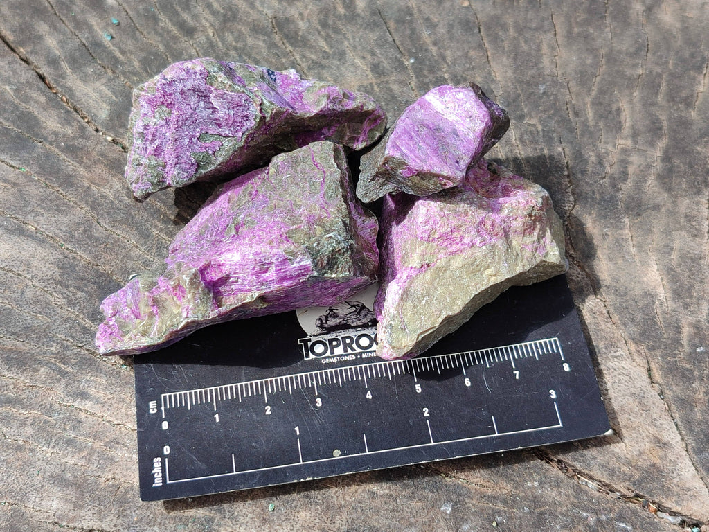 Natural Cobbed Stichtite Specimens x 1 Lot From Barberton, South Africa - Toprock Gemstones and Minerals 