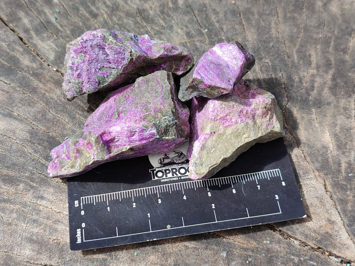 Natural Cobbed Stichtite Specimens x 1 Lot From Barberton, South Africa - Toprock Gemstones and Minerals 