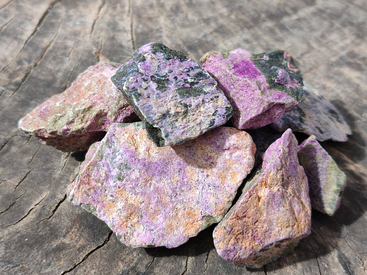 Natural Cobbed Stichtite Specimens x 1 Lot From Barberton, South Africa - Toprock Gemstones and Minerals 