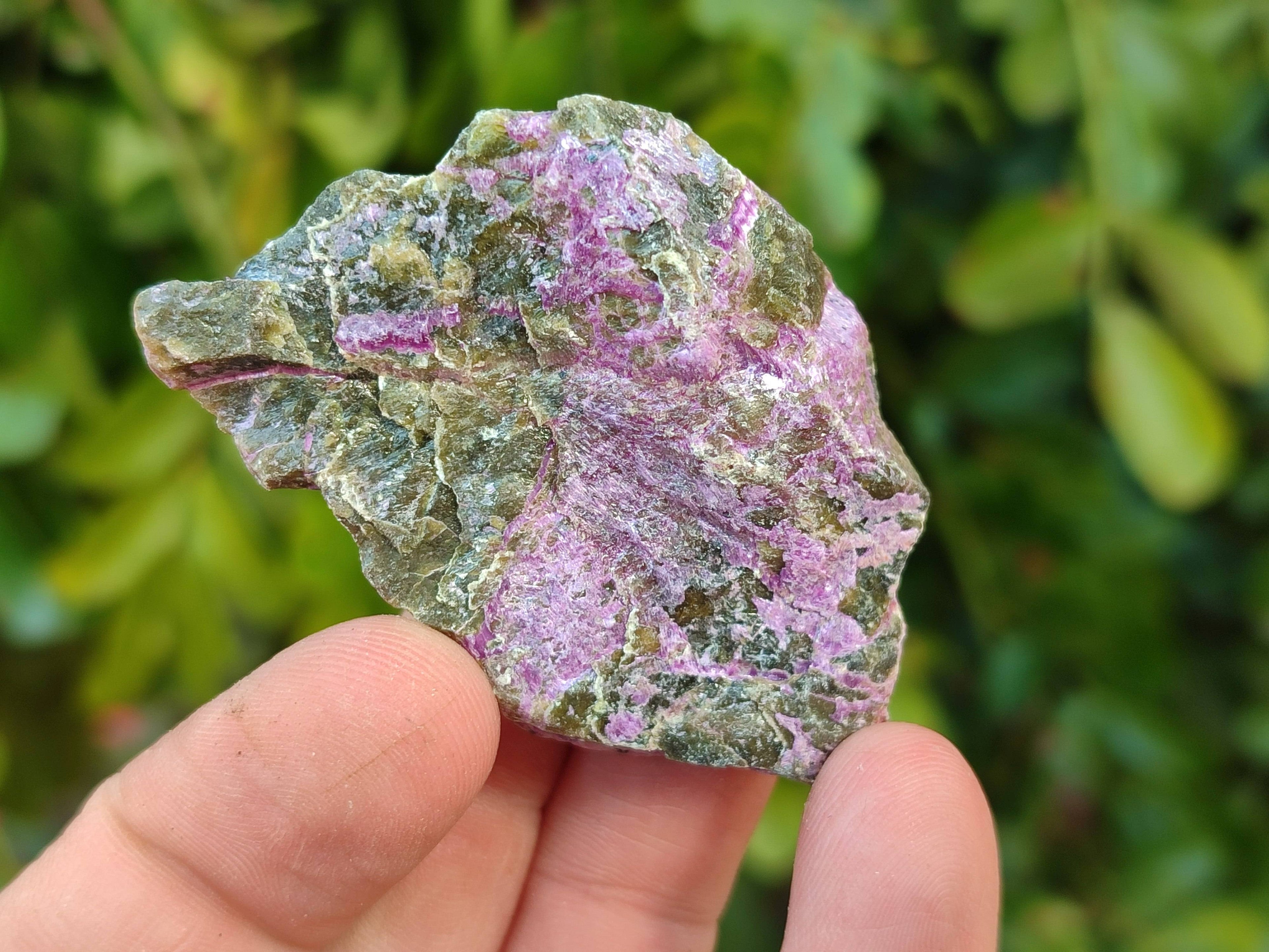 Natural Cobbed Stichtite Specimens x 1 Lot From Barberton, South Africa - Toprock Gemstones and Minerals 